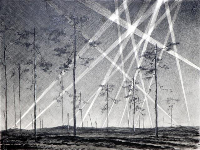 Борискович В.Г. В районе Шлиссельбурга. Небо войны. 1943 Борискович В.Г. В районе Шлиссельбурга. Небо войны. 1943